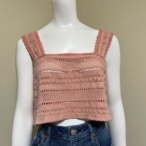 NWOT - Aerie crochet top - Size S
